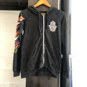 Spiritual Gangster zip-up sweater (small)